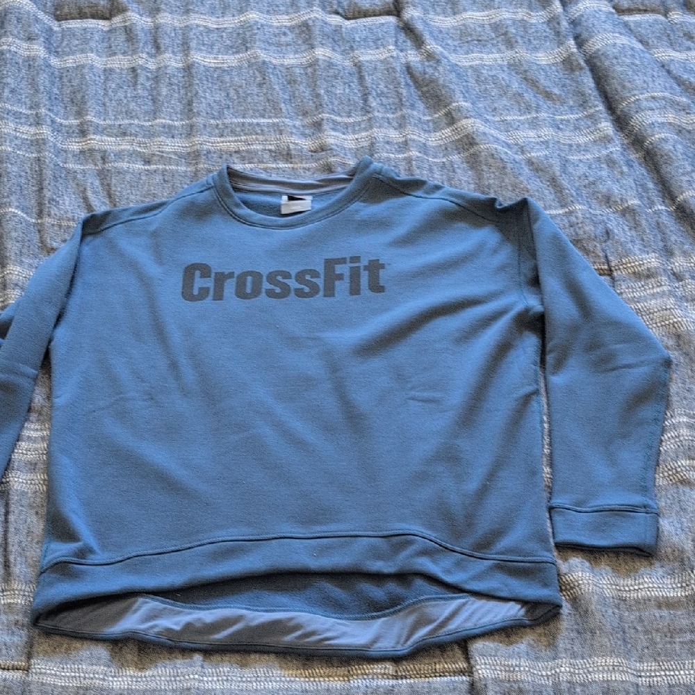 NOBULL Blue Crewneck Athletic Sweater